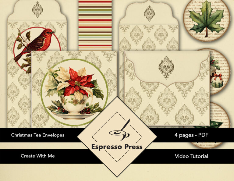 Read more about the article Create With Me Christmas Tea Envelopes