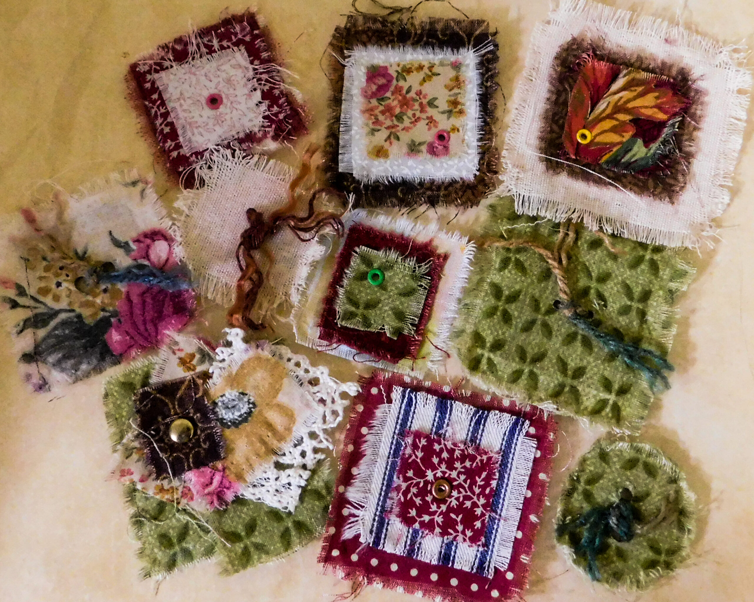 You are currently viewing Frayed Fabric Embellishments