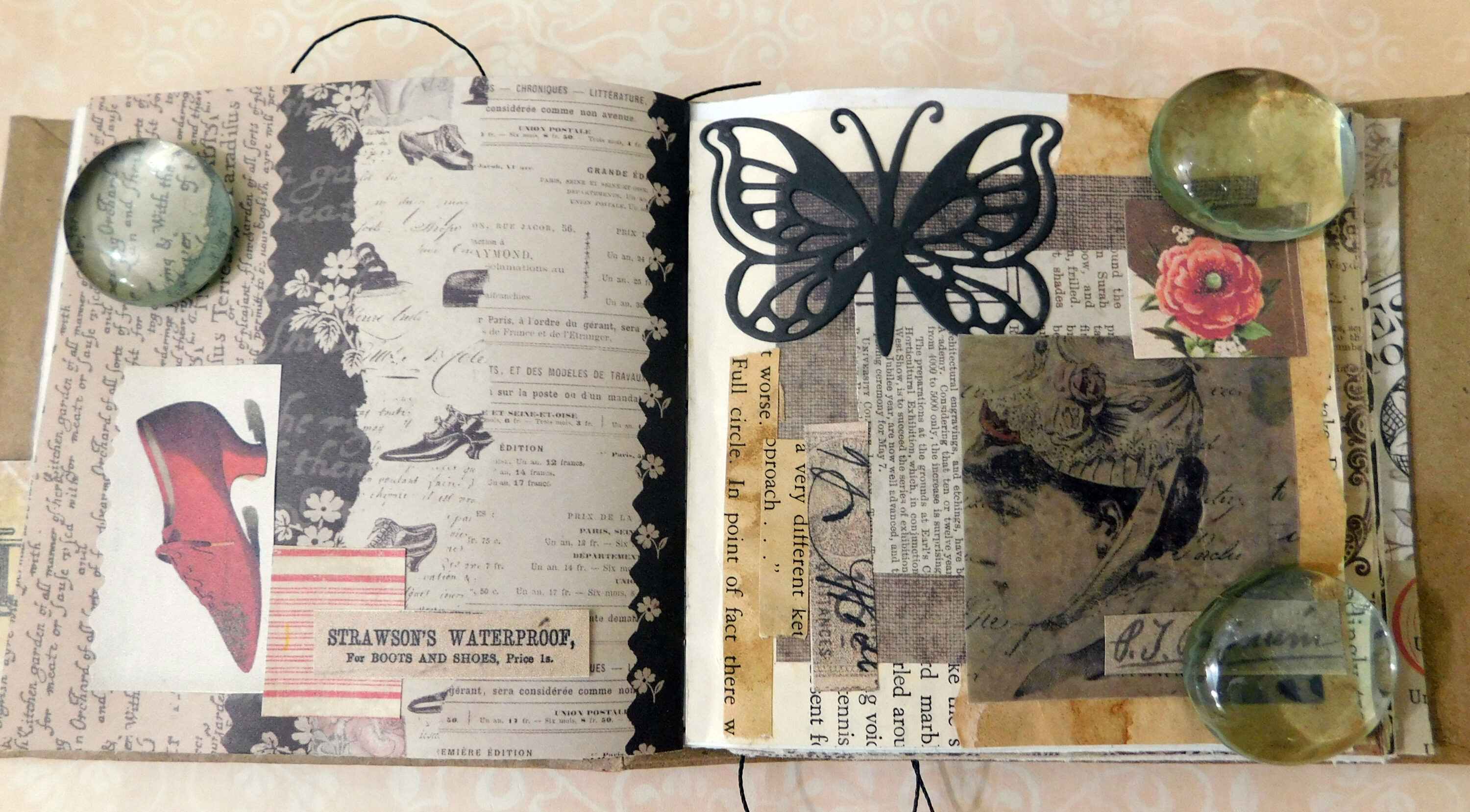 Mini Collage Book – Inspired By – Mary Ferrari Graphic Design