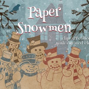 PaperSnowmenCoverEtsy