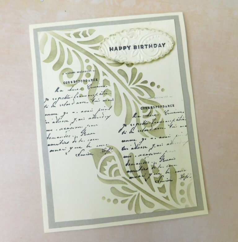Read more about the article Stampin Up Inspired Birthday Card
