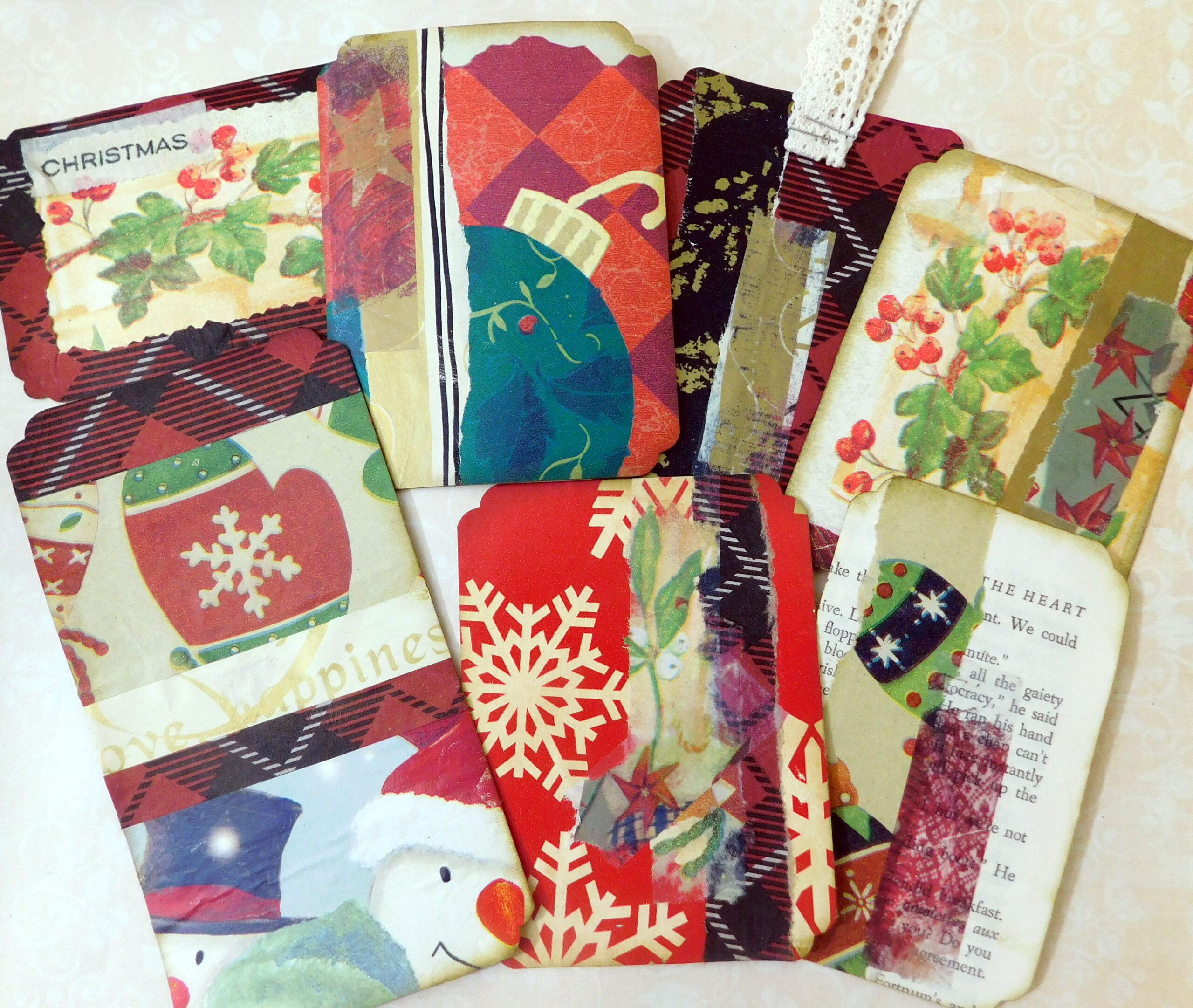 You are currently viewing Vintage Wrapping Paper Journal Cards